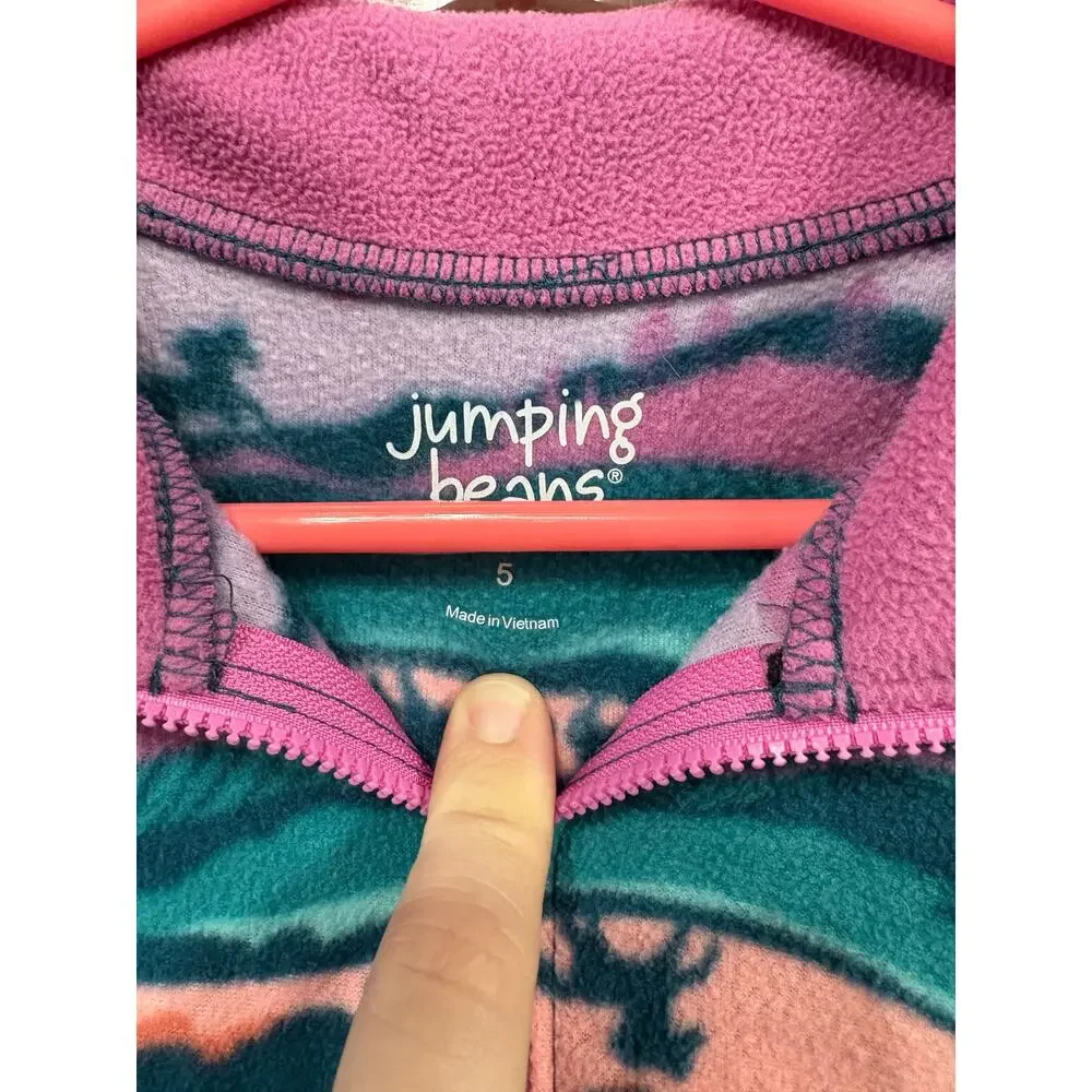 Horses and Mountains Quarter Zip - jumping beans - 5
